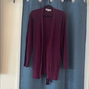 Chic Women's Burgundy Cardigan by [Brand]